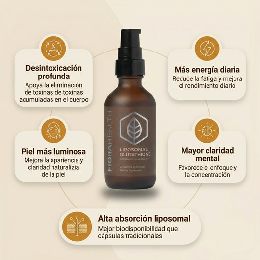 Glutathione Liposomal | Desintoxica tus Células y Recupera tu Energía