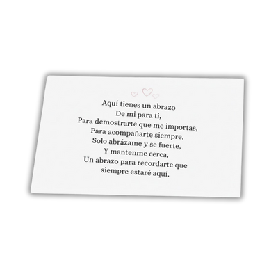 Tarjeta con Dedicatoria