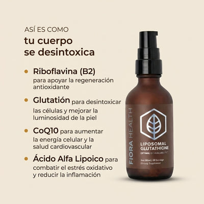 Glutathione Liposomal | Desintoxica tus Células y Recupera tu Energía